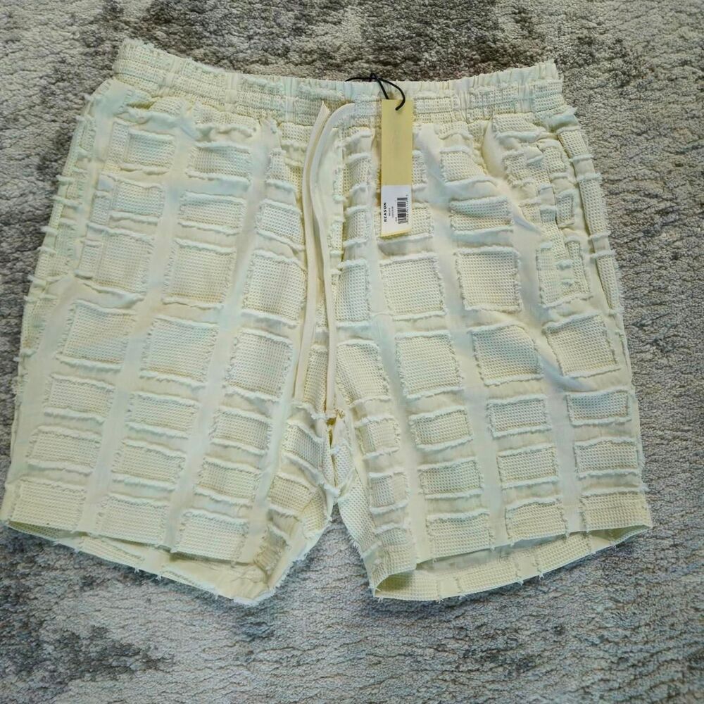Reason Men's Cream Shorts